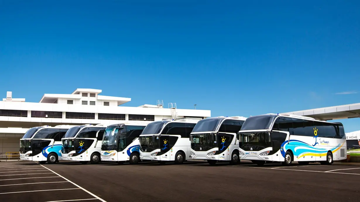 Tour Managers Fiji coach fleet